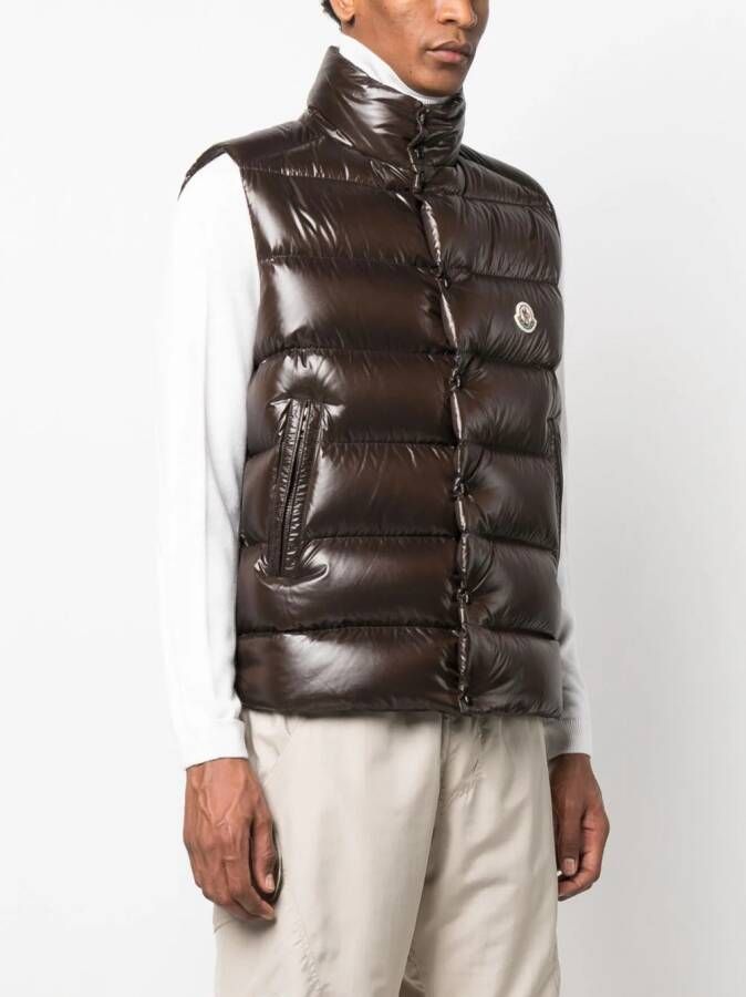Moncler Gewatteerde bodywarmer Bruin