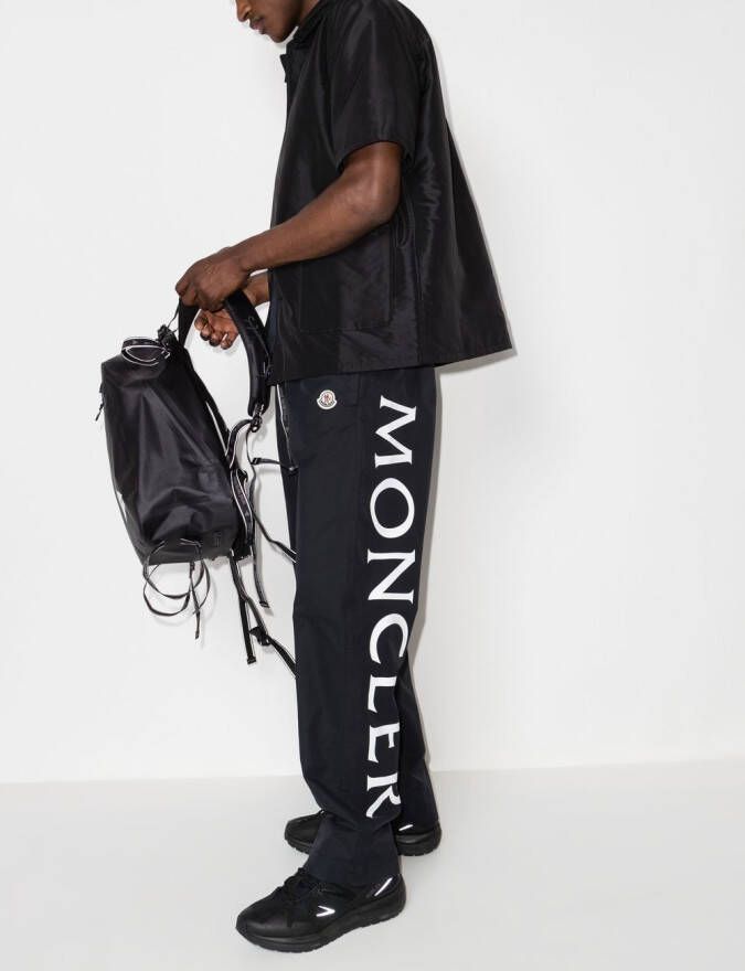 Moncler Trainingsbroek met logoprint Blauw
