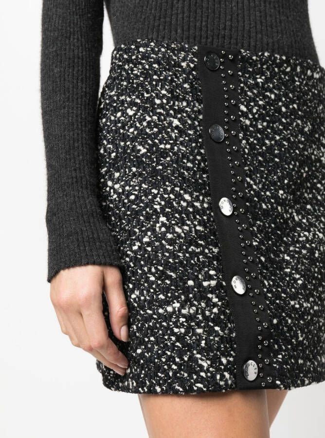 Moncler Tweed mini-rok Zwart