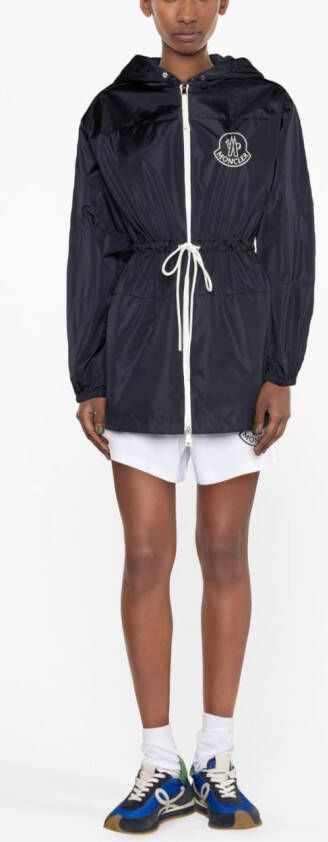 Moncler Parka met capuchon Blauw