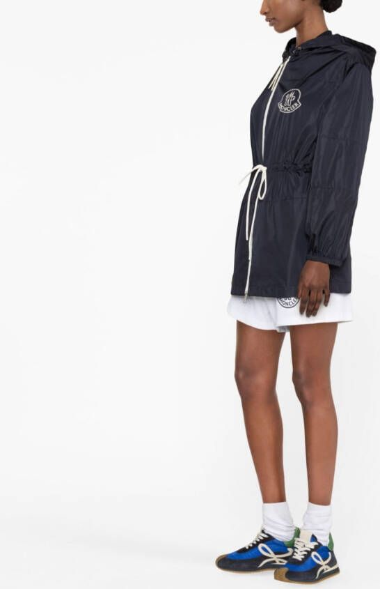 Moncler Parka met capuchon Blauw
