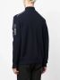 Moncler Vest met logopatch Blauw - Thumbnail 4