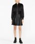 Moncler x FRGMT mini-rok met pied-de-poule print Zwart - Thumbnail 2