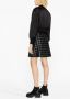 Moncler x FRGMT mini-rok met pied-de-poule print Zwart - Thumbnail 3