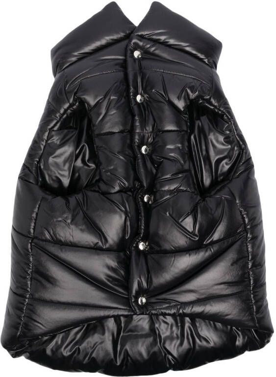 Moncler x Poldo Gewatteerd jack Zwart