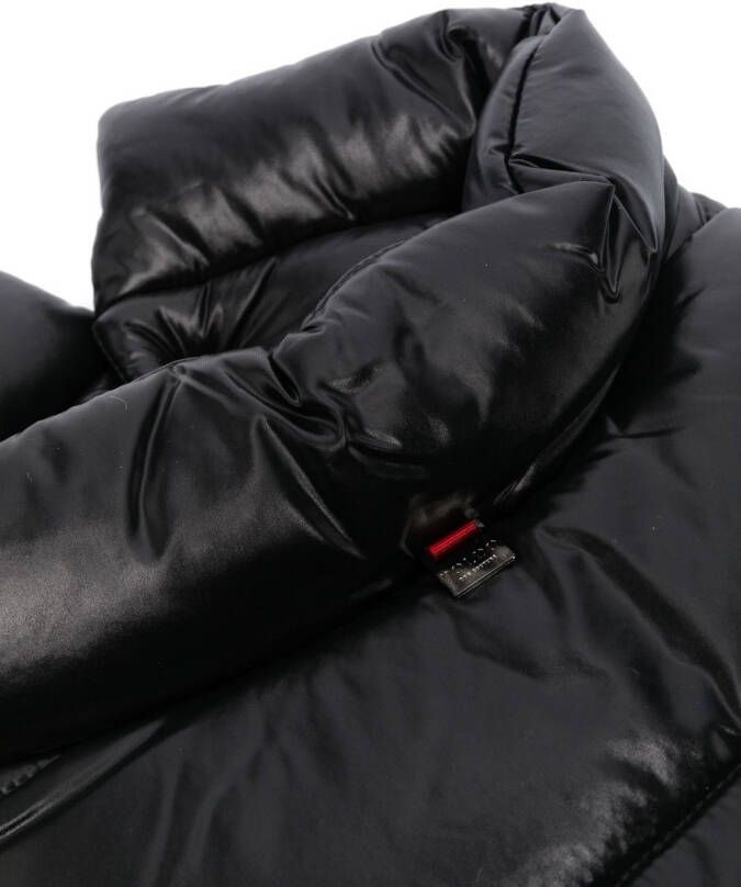 Moncler x Poldo Gewatteerd jack Zwart