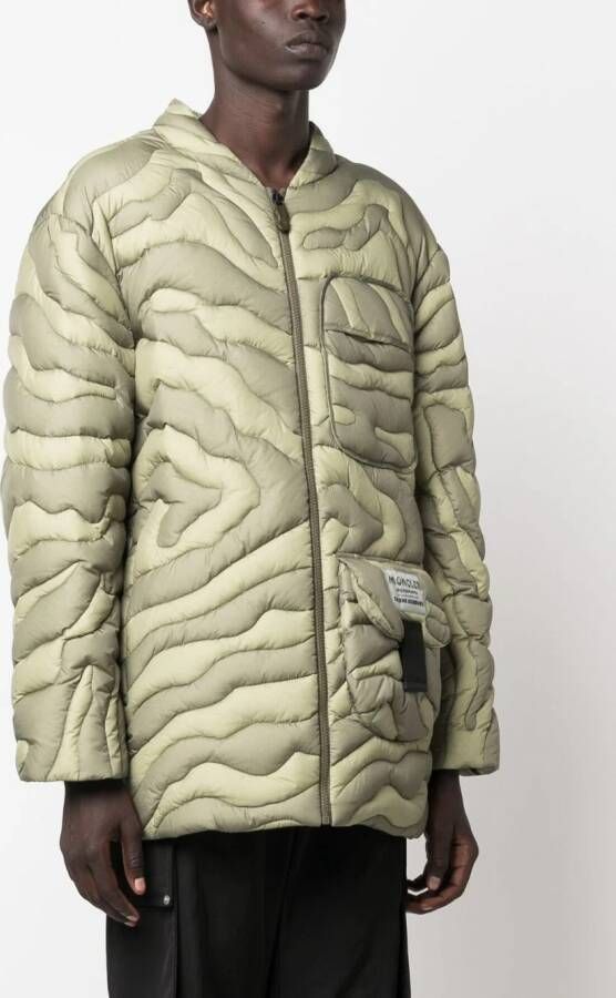 Moncler x Salehe Bembury Peano donsjack Groen