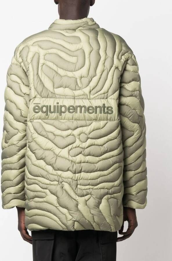 Moncler x Salehe Bembury Peano donsjack Groen