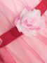 Monnalisa Asymmetrische jurk Roze - Thumbnail 3