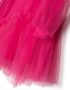 Monnalisa Asymmetrische jurk Roze - Thumbnail 3