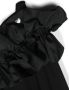 Monnalisa Asymmetrische jurk Zwart - Thumbnail 3