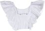 Monnalisa Blouse met ruches Wit - Thumbnail 2