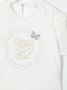 Monnalisa Blouse met tekst Wit - Thumbnail 3