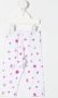 Monnalisa Broek met bloe print Wit - Thumbnail 2