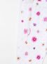 Monnalisa Broek met bloe print Wit - Thumbnail 3