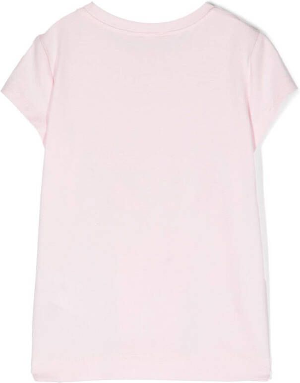 Monnalisa T-shirt met print Roze