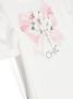 Monnalisa Verfraaid T-shirt Wit - Thumbnail 3