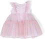 Monnalisa Flared jurk Roze - Thumbnail 2