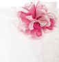 Monnalisa Shirt met bloe patch Wit - Thumbnail 3