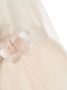Monnalisa Jurk met bloe patch Beige - Thumbnail 3