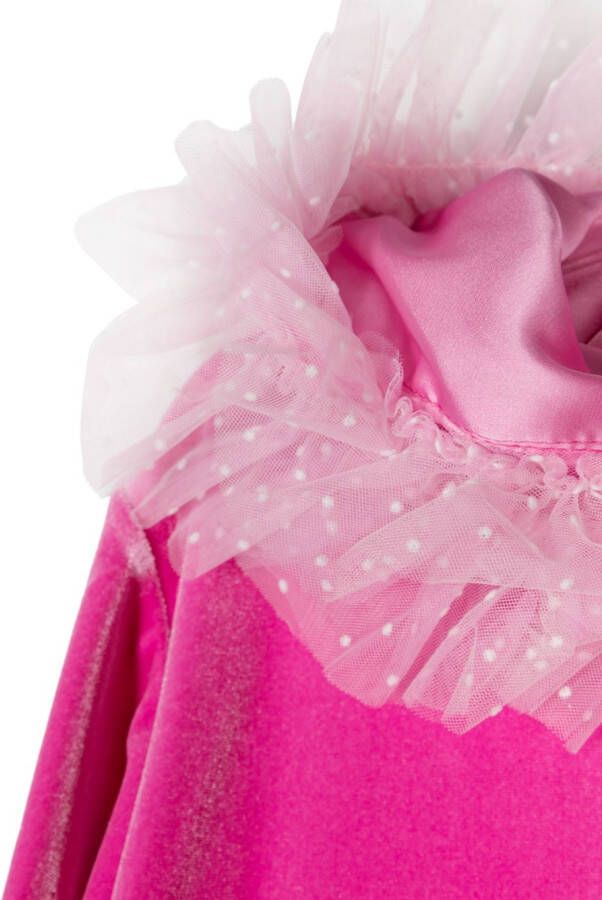 Monnalisa Fluwelen hoodie Roze