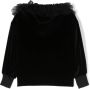 Monnalisa Fluwelen hoodie Zwart - Thumbnail 2