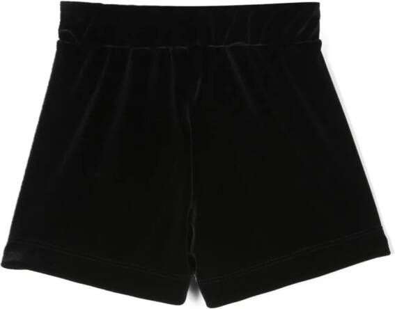 Monnalisa Fluwelen shorts Zwart