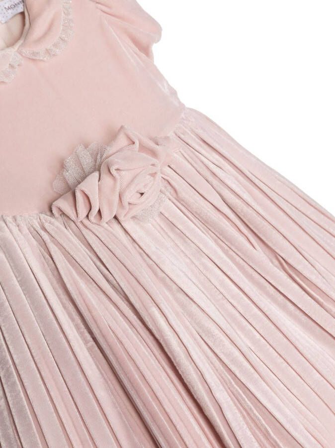 Monnalisa Geplooide jurk Roze