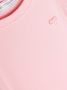 Monnalisa Geribbeld hemd Roze - Thumbnail 3