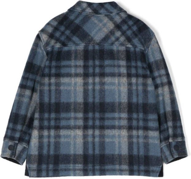 Monnalisa Geruite rok Blauw