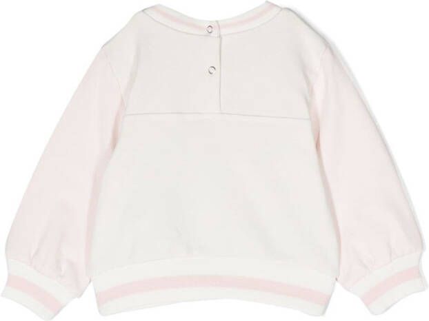 Monnalisa Sweater met grafische print Beige