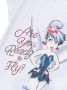 Monnalisa T-shirt verfraaid met kristallen Wit - Thumbnail 3
