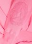 Monnalisa Hoodie met geborduurde bloe Roze - Thumbnail 3