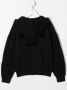 Monnalisa Hoodie met logopatch Zwart - Thumbnail 2
