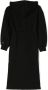 Monnalisa Hoodiejurk met logoprint Zwart - Thumbnail 2