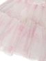 Monnalisa Jurk met bloe print Roze - Thumbnail 3