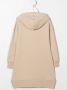 Monnalisa Jurk met capuchon Beige - Thumbnail 2