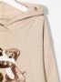 Monnalisa Jurk met capuchon Beige - Thumbnail 3