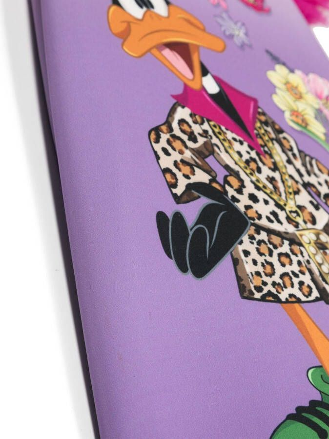 Monnalisa Jurk met grafische print Paars