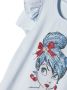 Monnalisa Jurk met lage taille Blauw - Thumbnail 3
