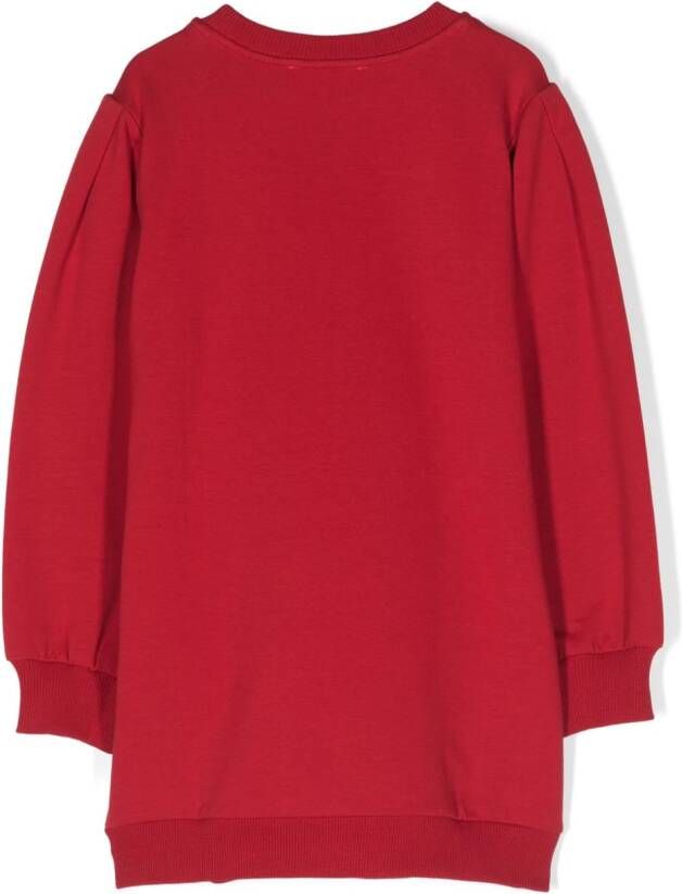 Monnalisa Jurk met print Rood