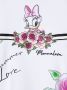 Monnalisa Jurk met print Wit - Thumbnail 3