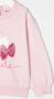 Monnalisa Katoenen sweater Roze - Thumbnail 3