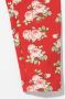 Monnalisa Legging met bloe print Rood - Thumbnail 3