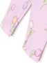 Monnalisa Legging met bloe print Roze - Thumbnail 3