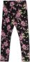 Monnalisa Legging met bloe print Zwart - Thumbnail 2