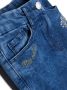 Monnalisa Jeans met geborduurd logo Blauw - Thumbnail 3