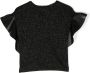 Monnalisa Metallic shirt Zwart - Thumbnail 2