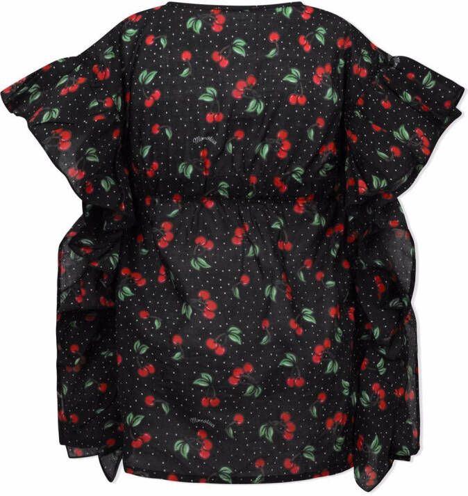 Monnalisa Mouwloos shirt Zwart