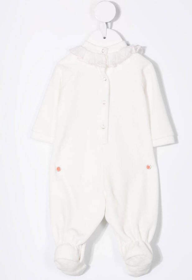 Monnalisa Pyjama met teddybeerprint Wit